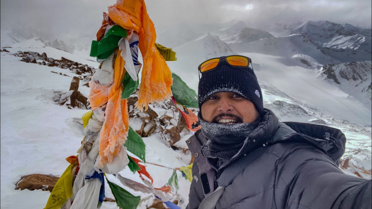 🔥 FIRST WINTER YUNAM PEAK SOLO & FASTEST ASCENT | Ricky Mountaineer | White Expedition 🔥