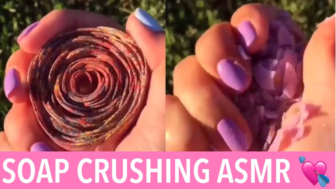 MOST SATISFYING SOAP CRUNCHING VIDEOS | new oddly satisfying soap crunching asmr compilation 2018