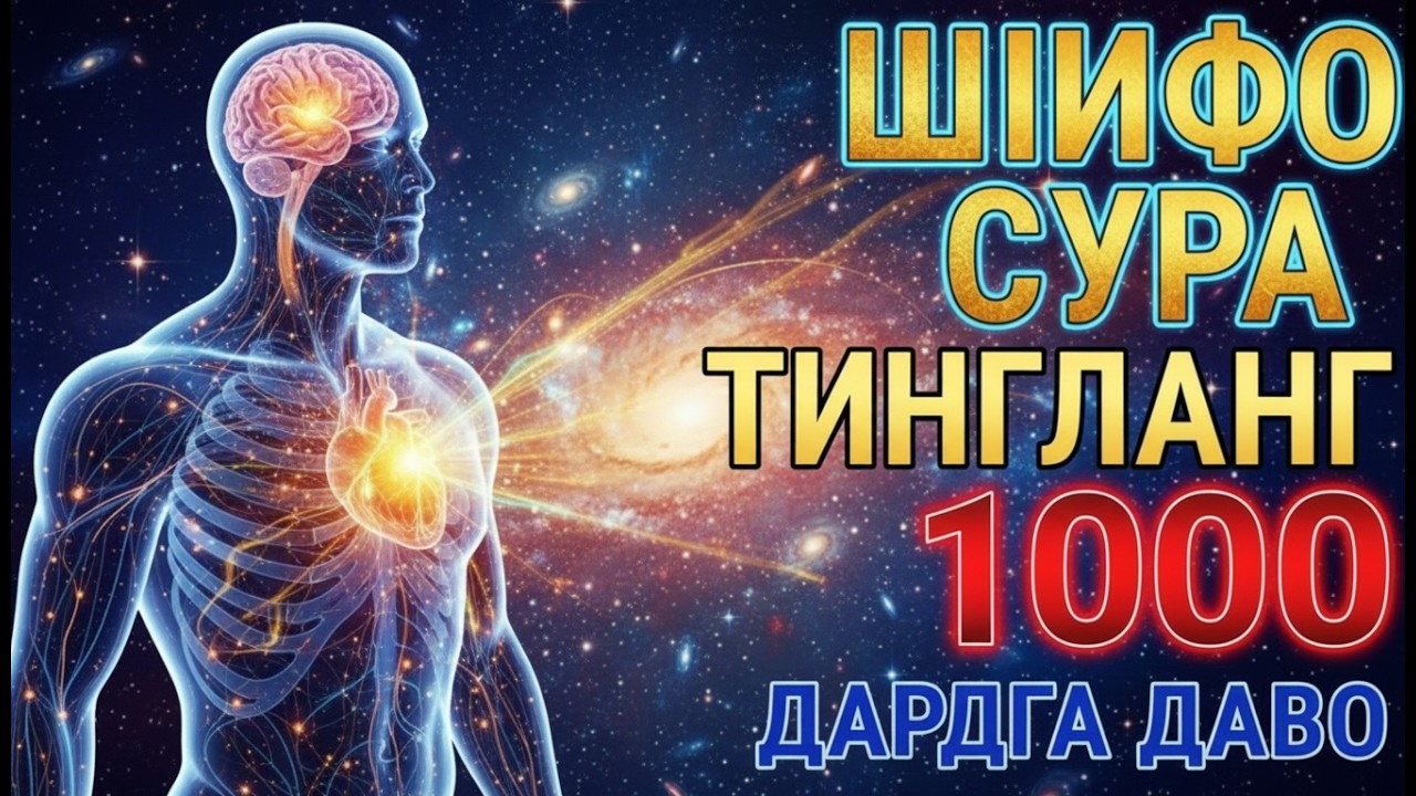 🕋 Муроттал Шифо Суралари — Танадaги Оғриқ ва Касалликларга Қарши Руҳий Даво