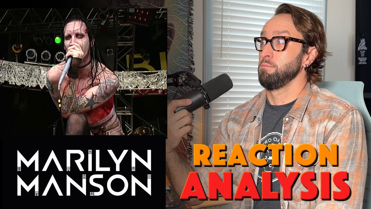Vocal Coach Reaction and Analysis - Marilyn Manson - The Beautiful People Live