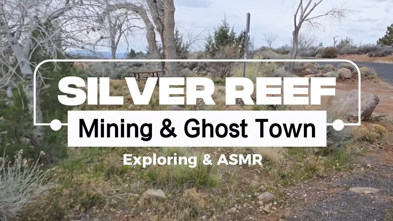 ASMR Exploring Silver Reef Ghost Town  | Old Jail, Mining Ruins & Historic Shootout Site
