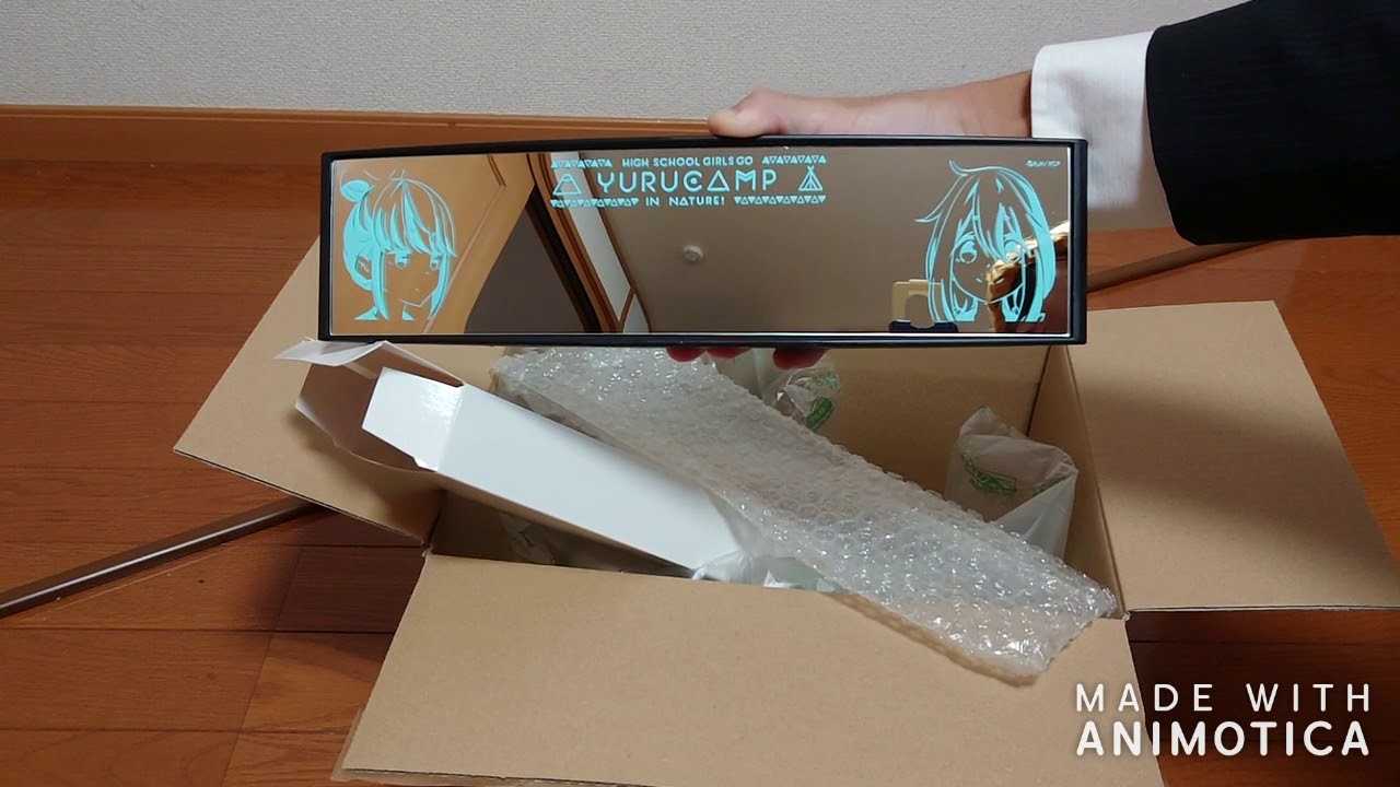 『ゆるキャン△』車用ワイドミラーを実際につけてみた！