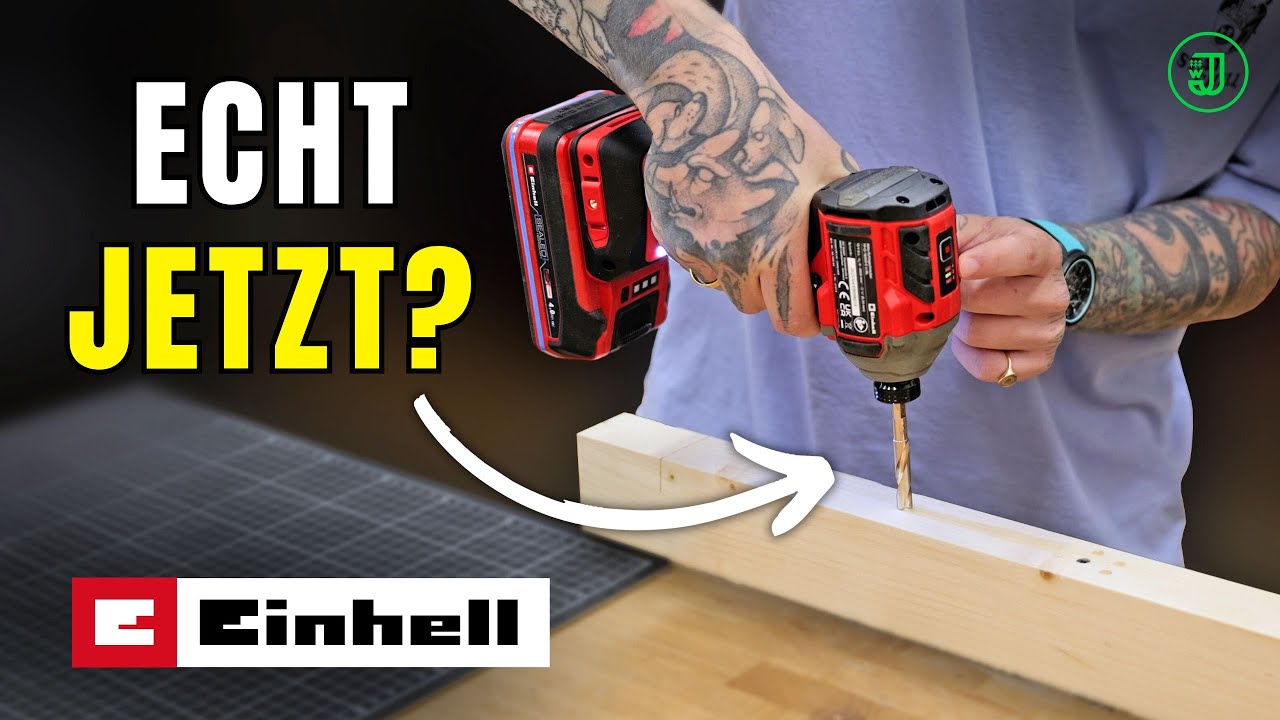 Ich wollte nur mit diesem EINHELL SCHLAGSCHRAUBER ein Loch bohren 👉 dann DAS! 😲 | Jonas Winkler