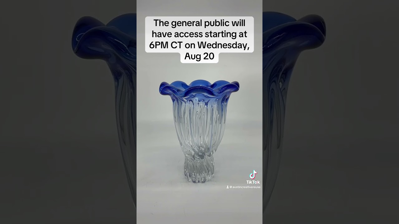 Vintage Glassware Drop