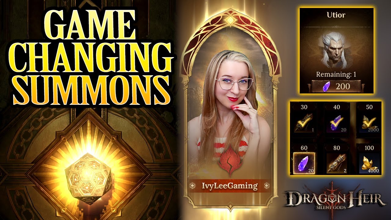💥40 INSANE Summons to Get Utior 💥 NO REGRETS ⚔ Dragonheir: Silent Gods
