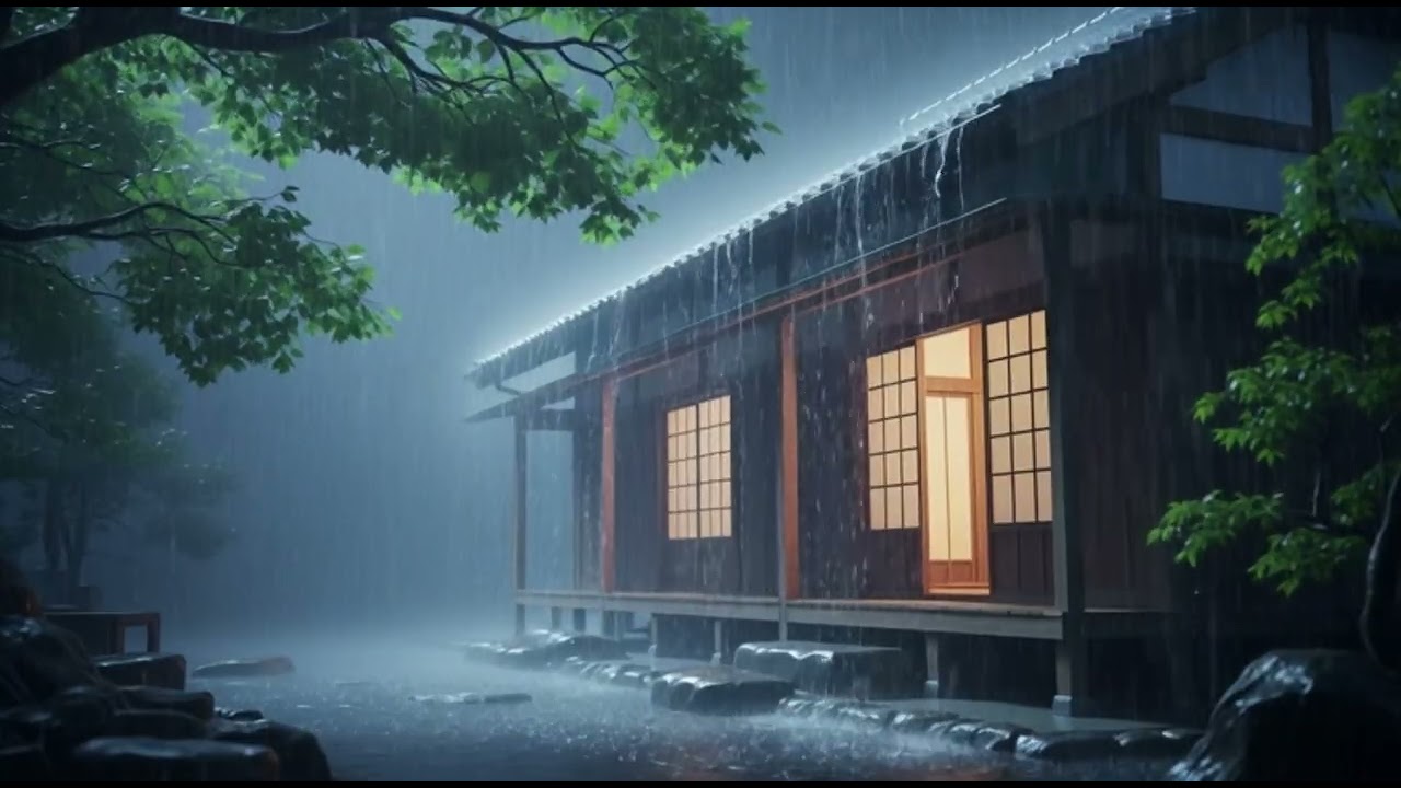 Continuous Rain Sounds for Sleeping – Peaceful Nature White Noise #sleepsounds #asmrsounds