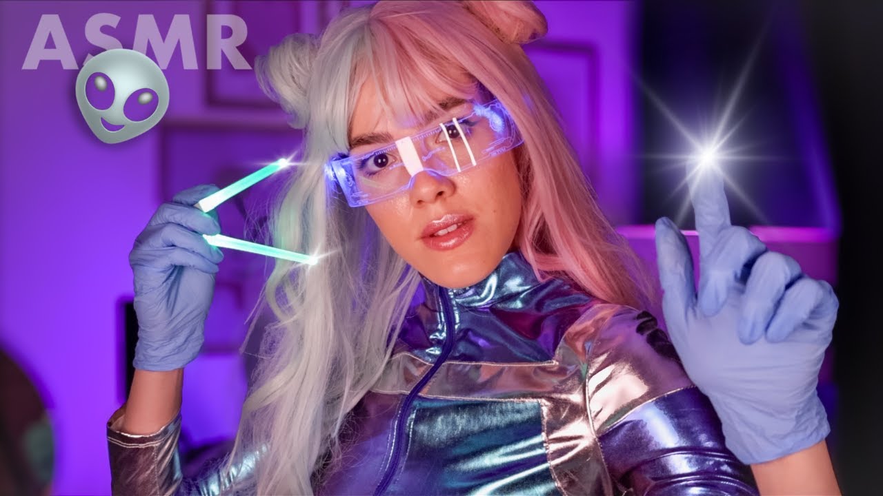 ASMR ALIEN EXAMINA SEU CORPO 👽 | Exame M&eacute;dico e Exame dos Nervos Cranianos RP