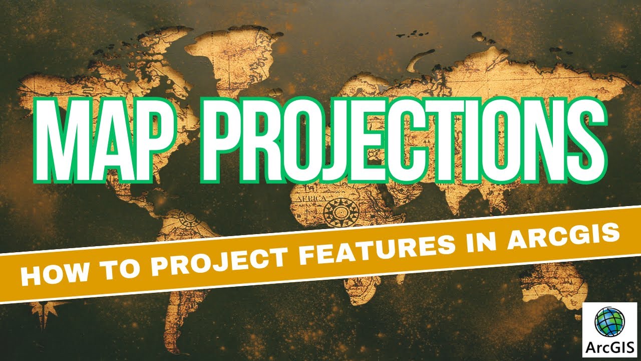 Map Projections | How to project features in ArcGIS | #gis