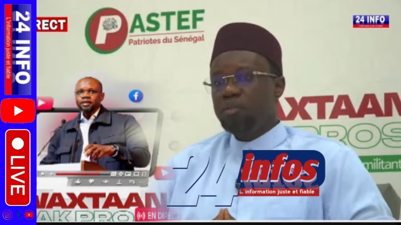 🔴LIVE Urgent • Déclaration d’Ousmane Sonko (Waxtaan ak PROS)