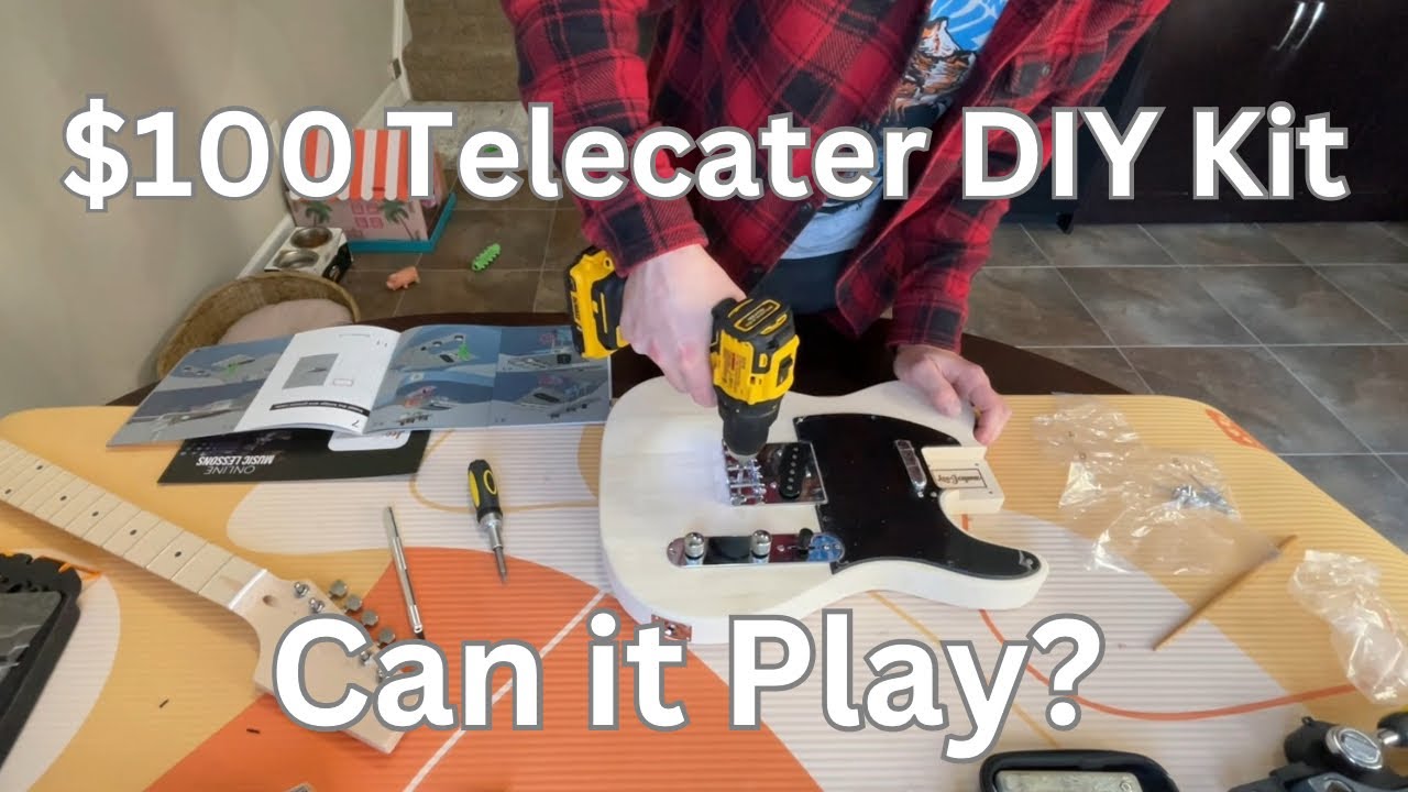 Is This $100 DIY Telecaster Kit Any Good? Full Build & Review!