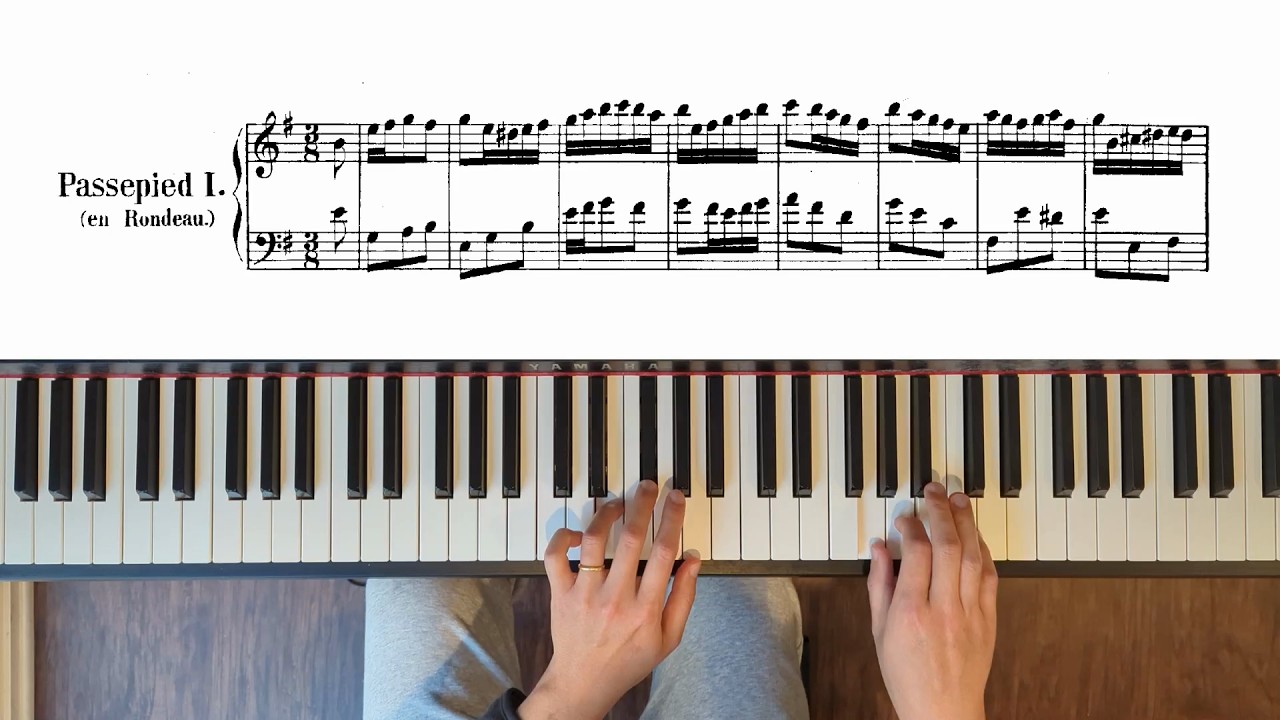 English Suite No. 5 in E minor, BWV 810: 5–6. Passepied I, II