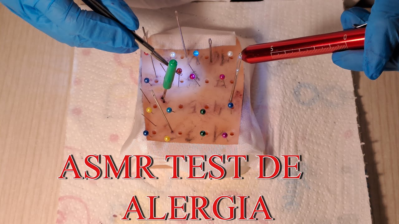 ASMR MAGA | TEST MEDICO: TIENES ALERGIA? DEJA TE CUIDO
