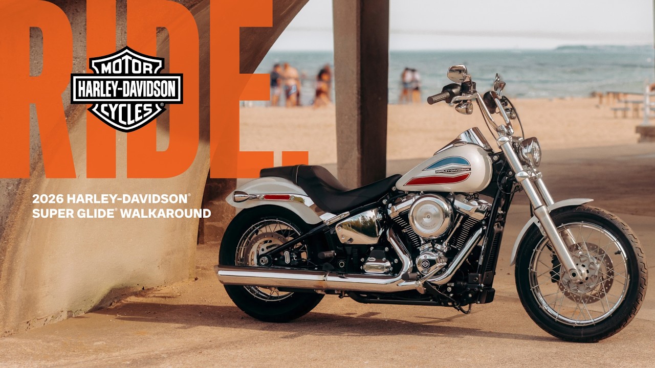 Harley-Davidson Super Glide Walkaround 2026 | Wydajność Milwaukee-Eight 117 i klasyczny styl FX