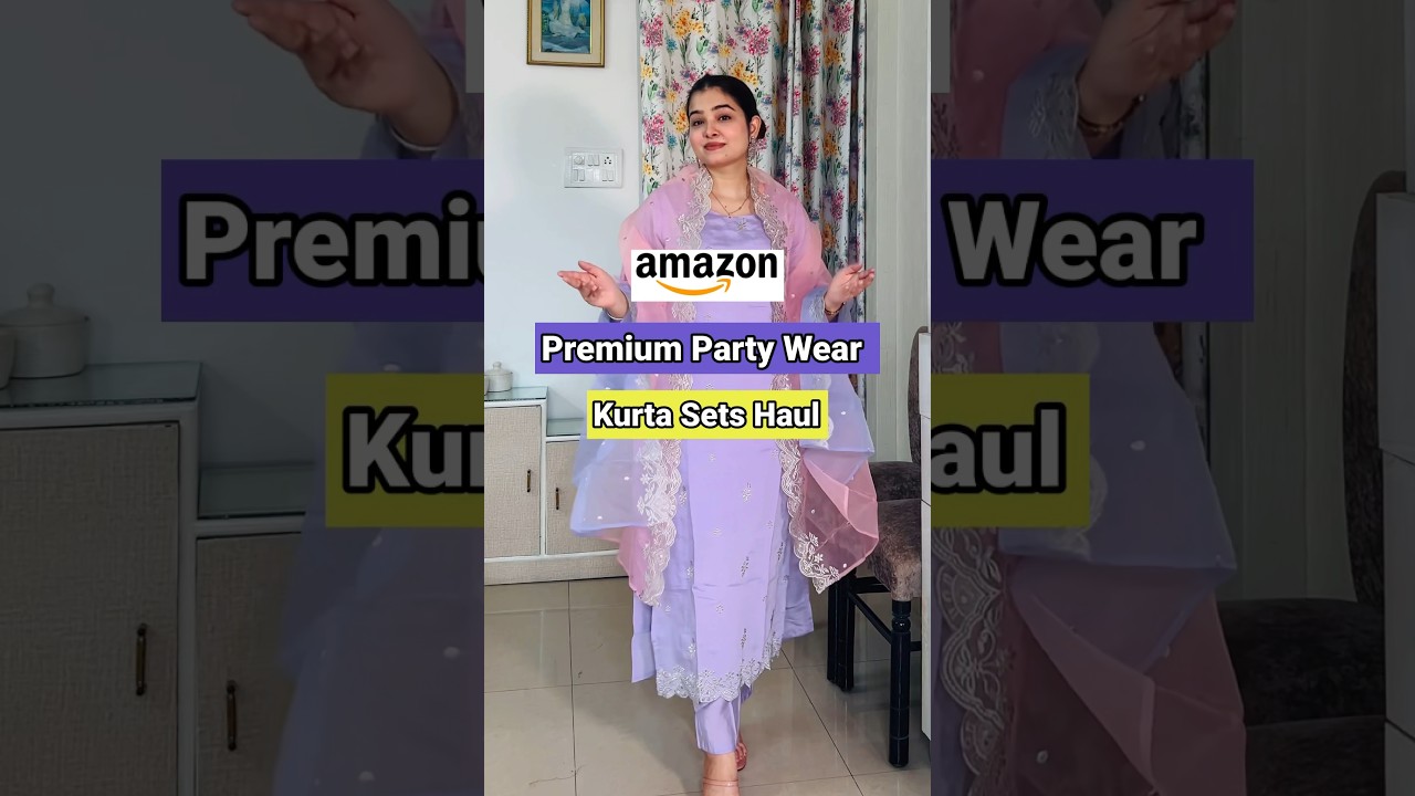 Amazon premium party wear kurta sets 😍 