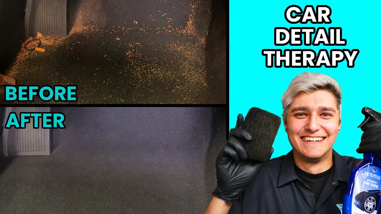 Deep Cleaning Smoker's Kia Sedan! | Steam Cleaning, Vacuuming, Foam Cannon!
