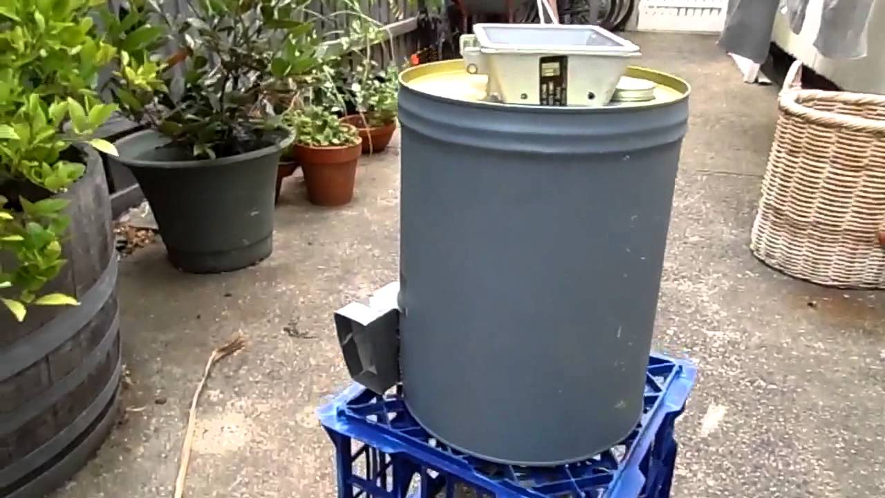 Home Built Garden Mulcher Test Run