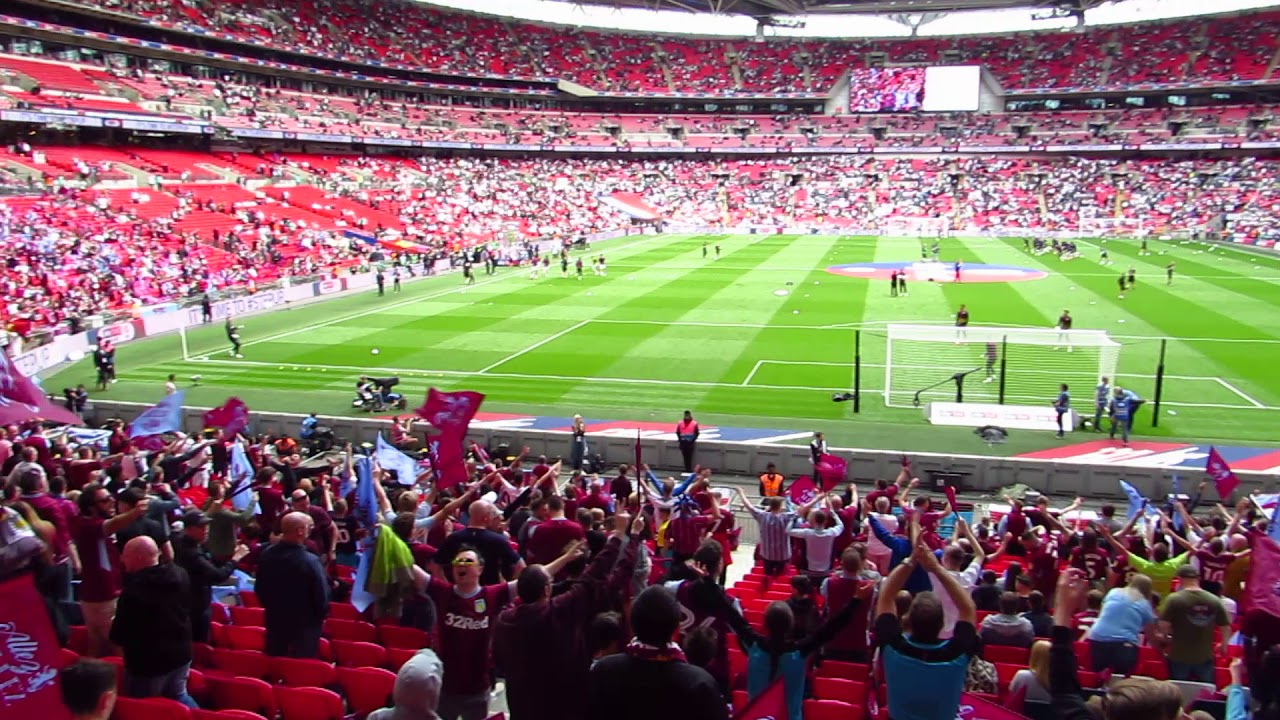 ASTON VILLA vs Derby County 2019 WEMBLEY Villa Boys From Aston