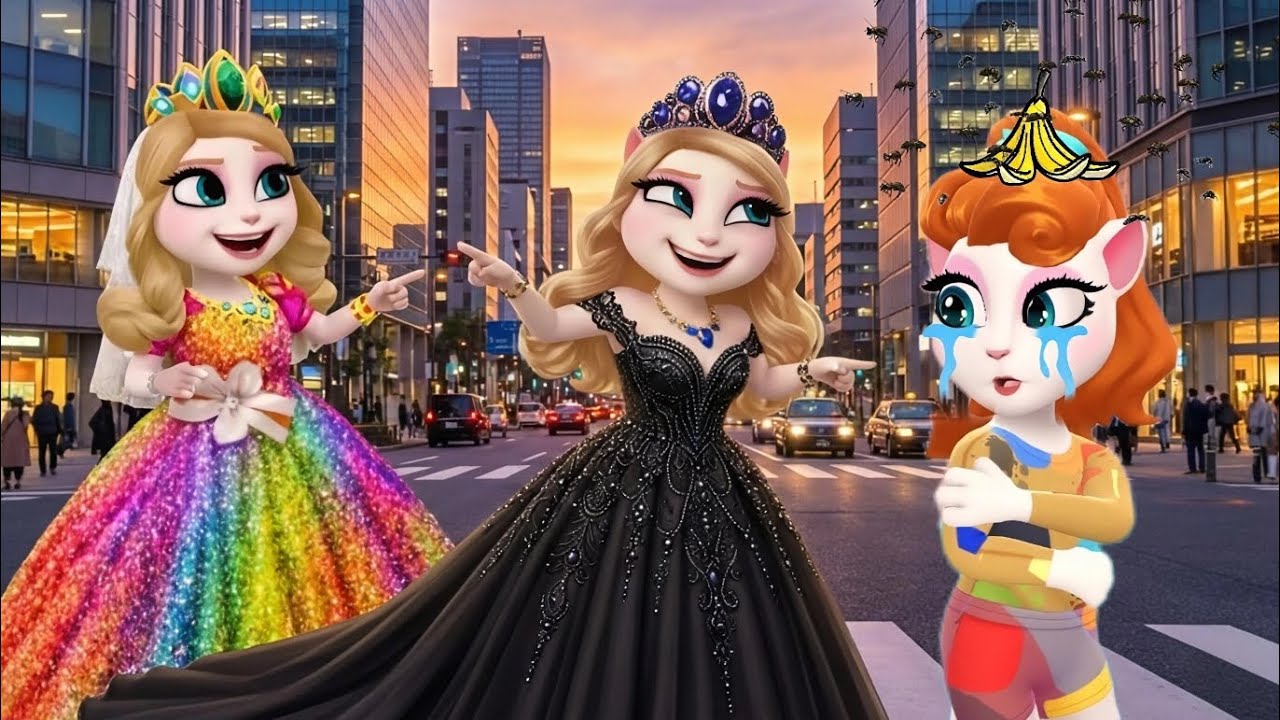 Rich women mock poor women for their tattered clothes; the fashion queen is back. My angela 2 & 1