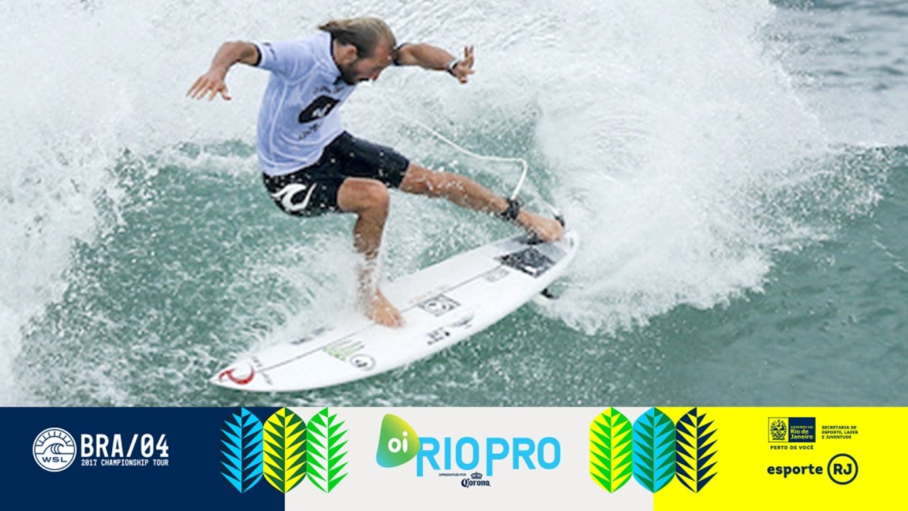 Kanoa Igarashi vs. Julian Wilson vs. Owen Wright - Round Four, Heat 4 - Oi Rio Pro 2017