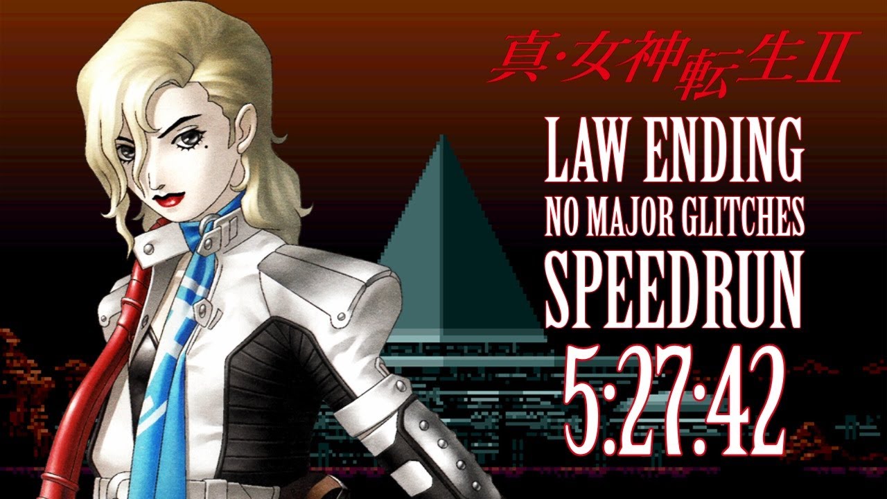 Shin Megami Tensei II Speedrun - Law Ending, No Major Glitch in 5:27:42 [ 真・女神転生II RTA ]