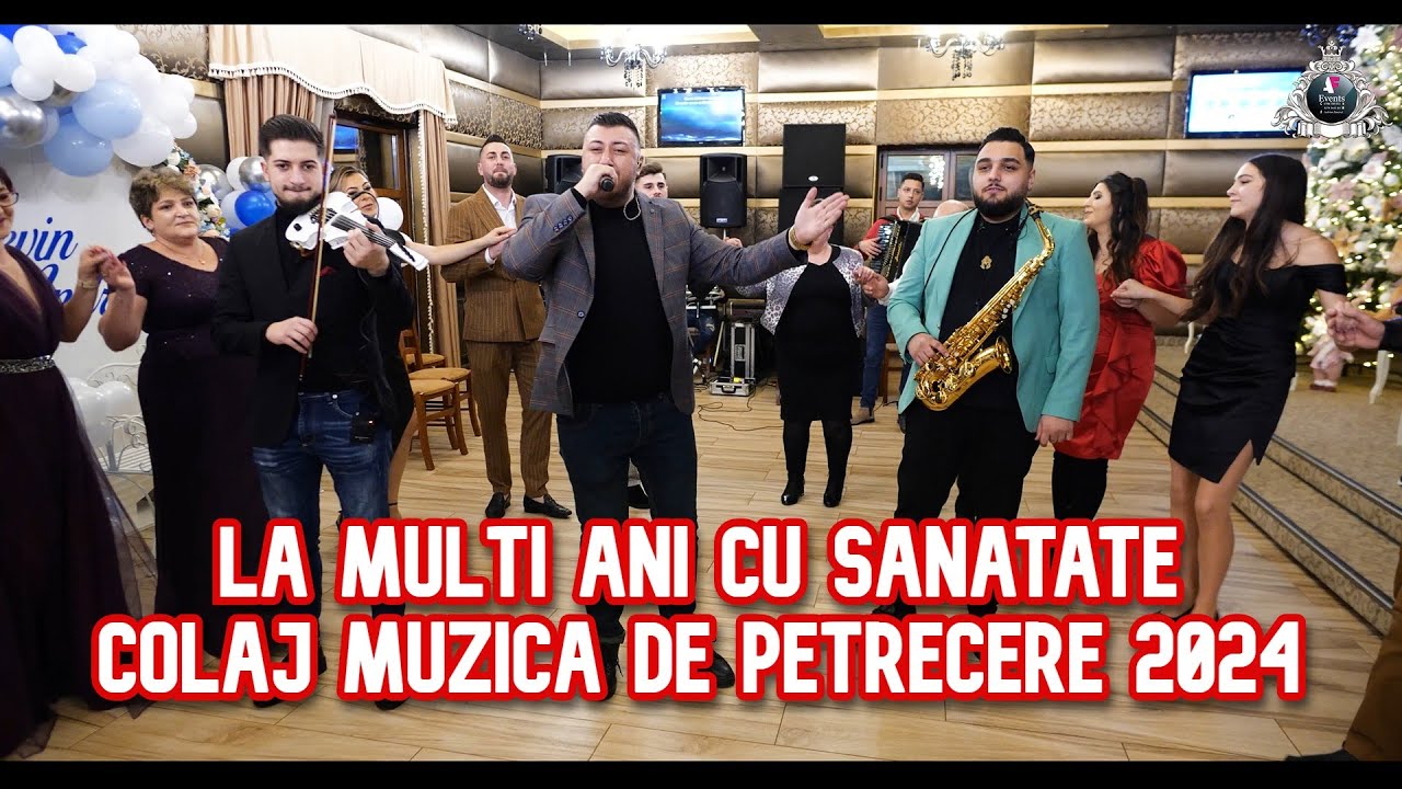 🥂LA MULTI ANI CU SANATATE 🔴COLAJ MUZICA DE PETRECERE NOU 2024 🥳 FORMATIA IULIAN DE LA VRANCEA