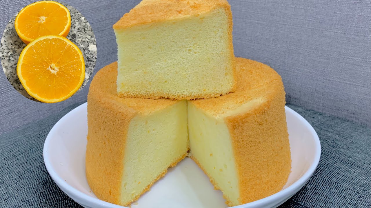 Cách Làm Bánh Bông Lan Cam - Xốp, Mịn | Organe Sponge Cake Recipe | Chang's House ( Phụ đề)