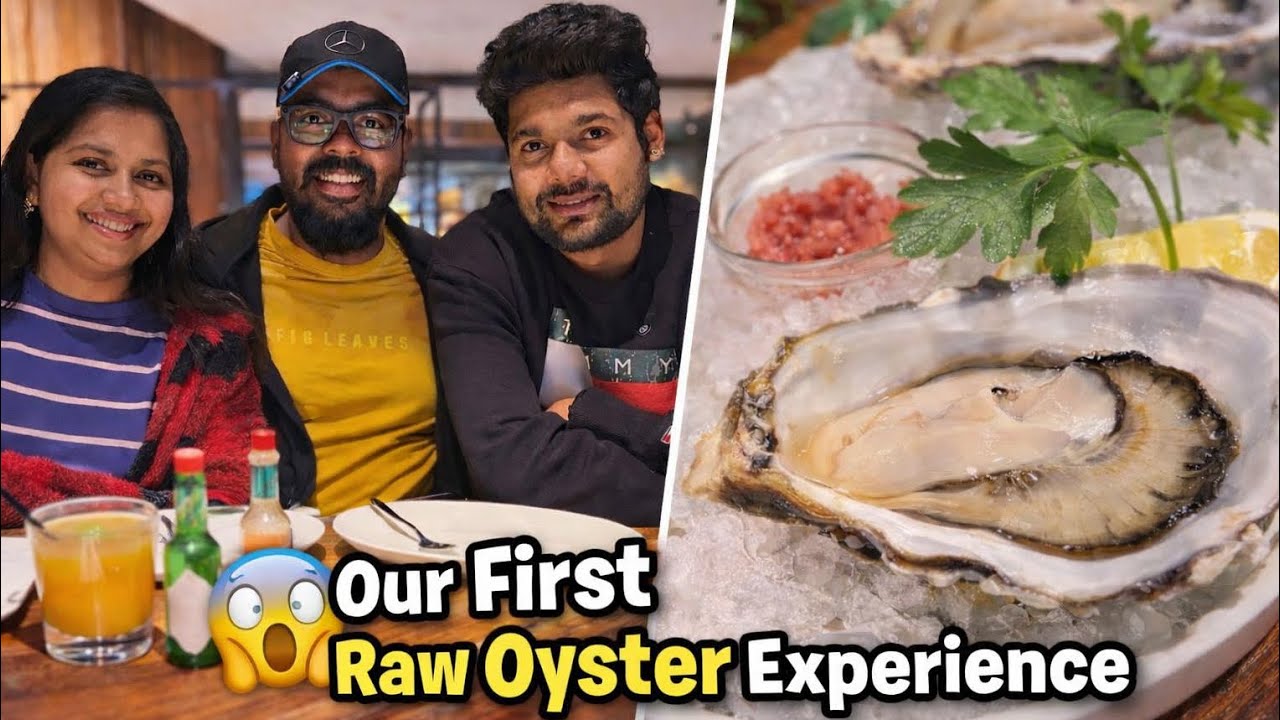 ആദ്യമായി ഓയിസ്റ്റർ കഴിച്ചു 😳 എന്താ ഇത്(Trying Oysters for the Very First Time)
