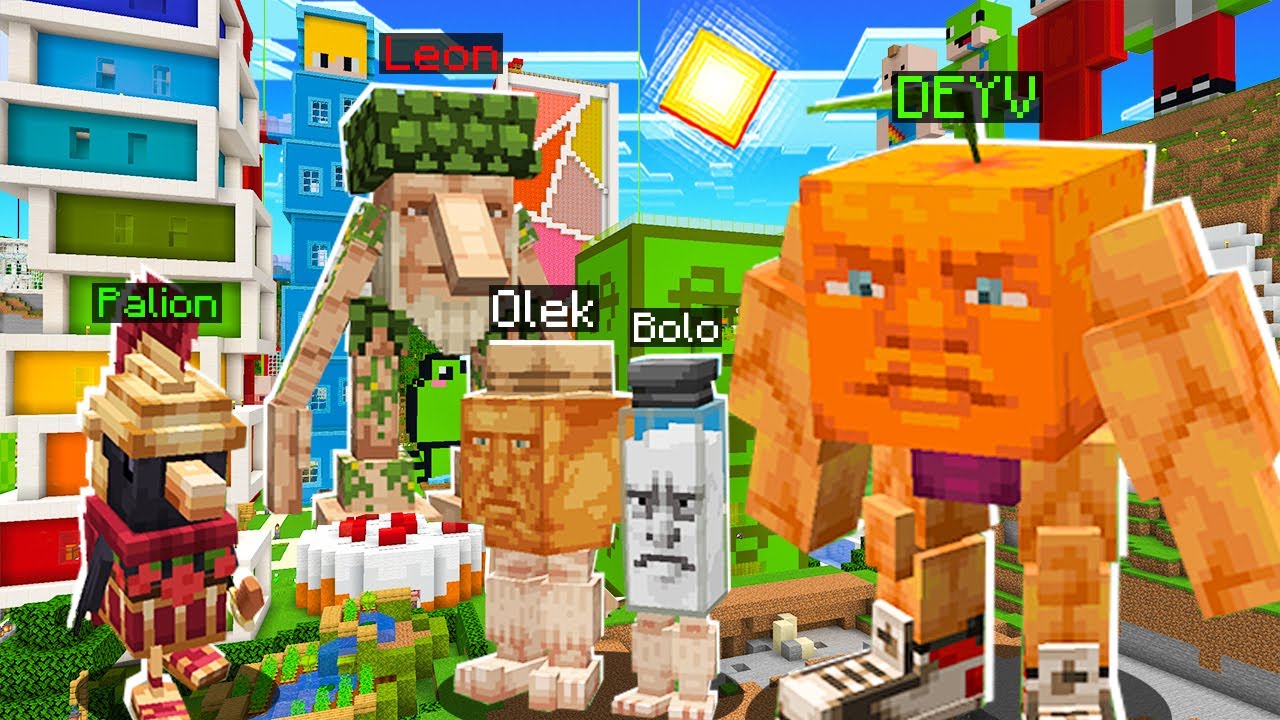CHOWANY JAKO GIGANTYCZNE BRAINROTY z CAŁYM PALIONOWEM w Minecraft!