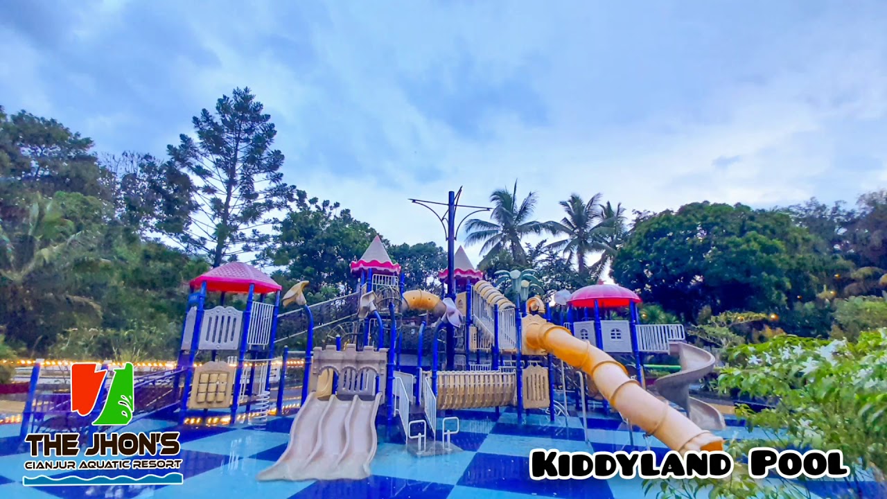 Kolam Renang Terbaru di The Jhons Cianjur Aquatic Resort ✨😍