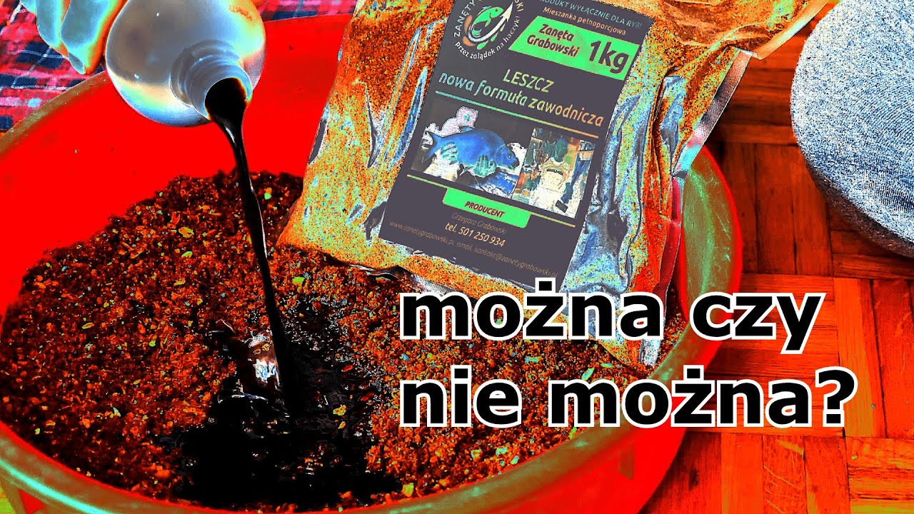 Czy można nawilżać zanętę samą melasą?