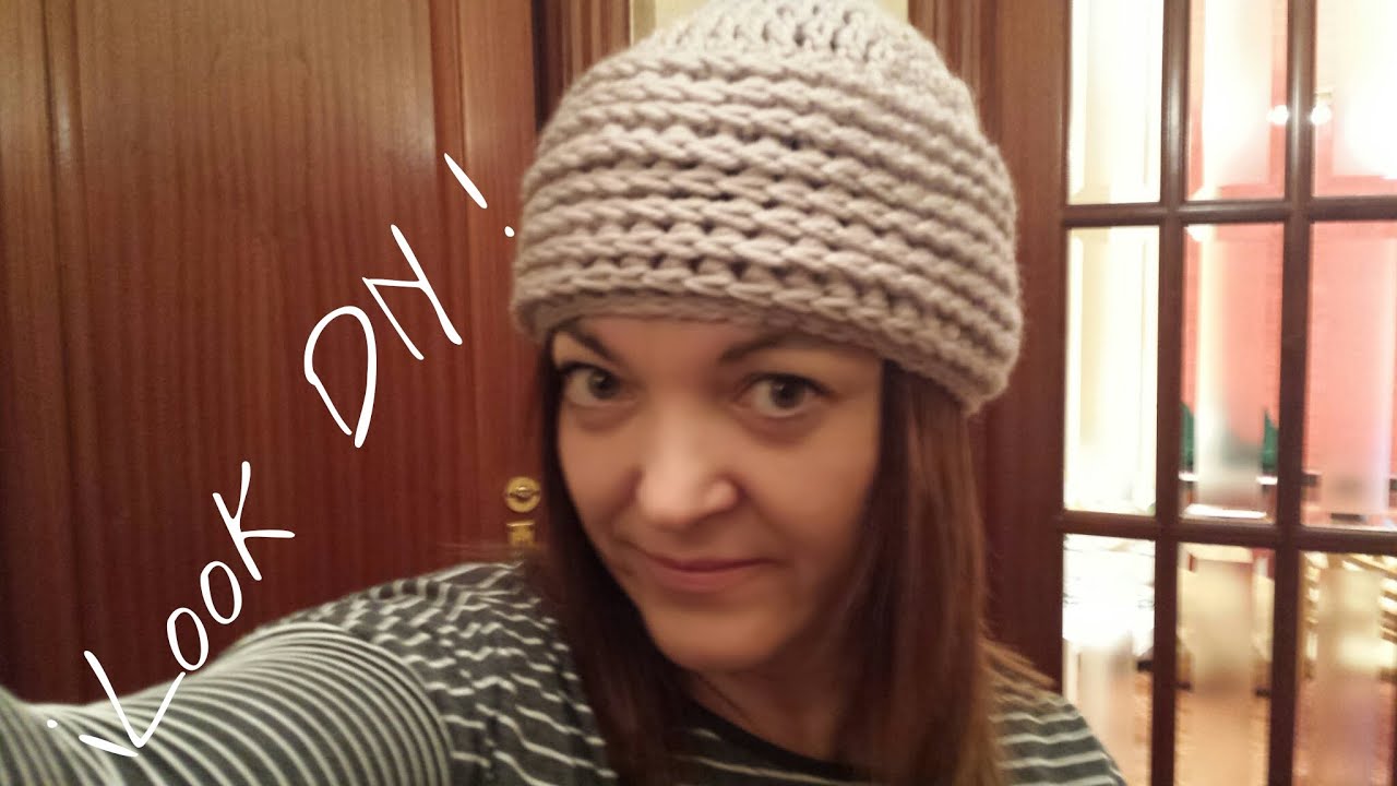 Gorro de ganchillo ! Modelo turbante /Cap of Model/ganchillo turban