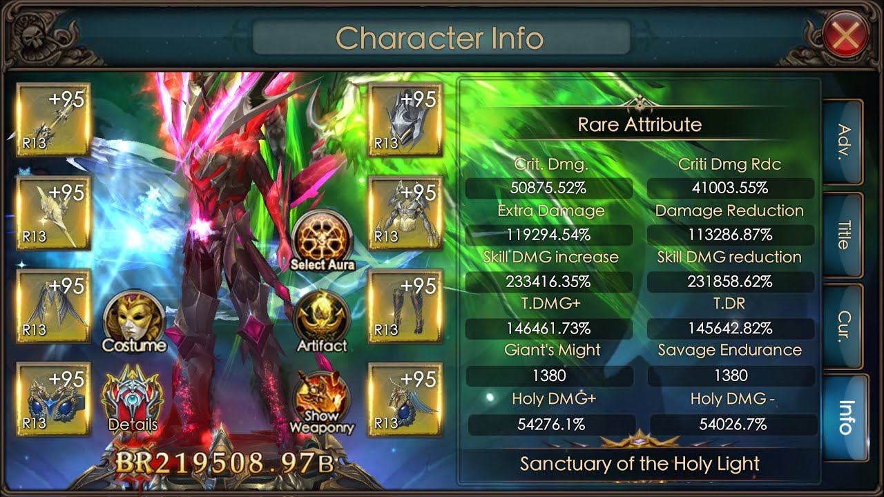 Legacy of Discord - Furious Wings : Weapon Souls Upgrade
