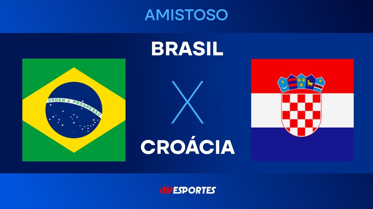 Brasil 3 x 1 Cro&aacute;cia - 31/03/2026 - Amistoso