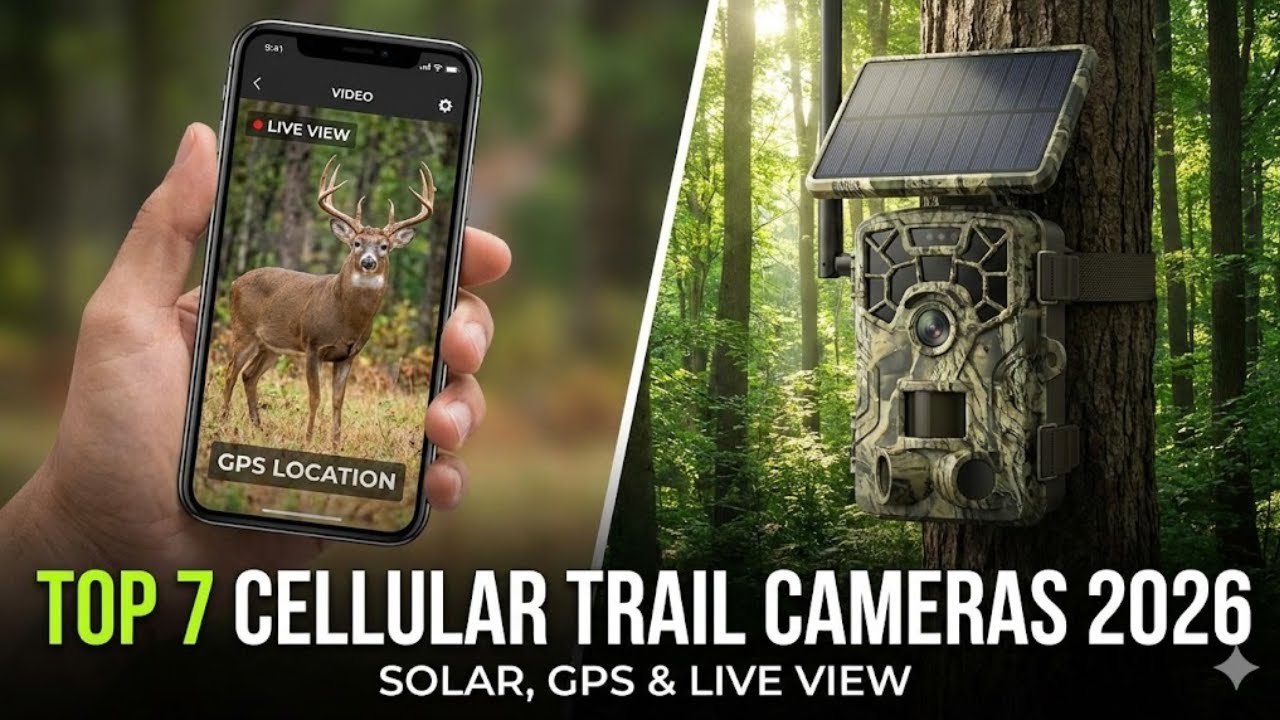Top 7 Best Cellular Trail Cameras in 2026 (Live View, Solar & GPS)