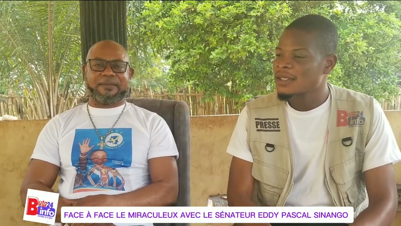 FACE À FACE LE MIRACULEUX AVEC LE SÉNATEUR EDDY PASCAL SINANGO 