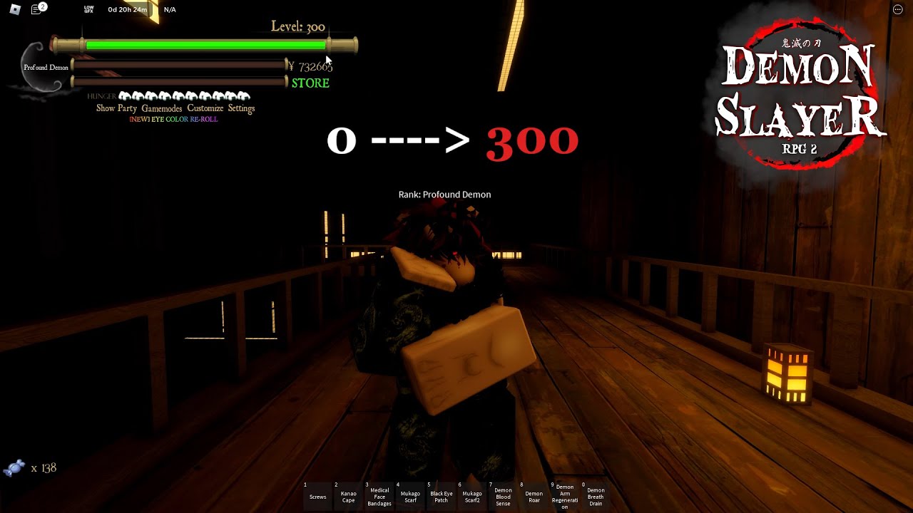 HOW TO GET TO MAX LEVEL (300) THE FASTEST WAY IN DEMON SLAYER RPG 2! (DSRPG2)