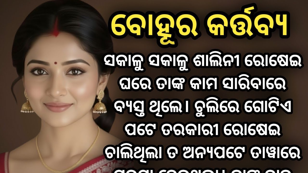 🌹ବୋହୂର କର୍ତ୍ତବ୍ୟ🌹/bohura kartyba/emotional story/moral story/kahanikadambini 