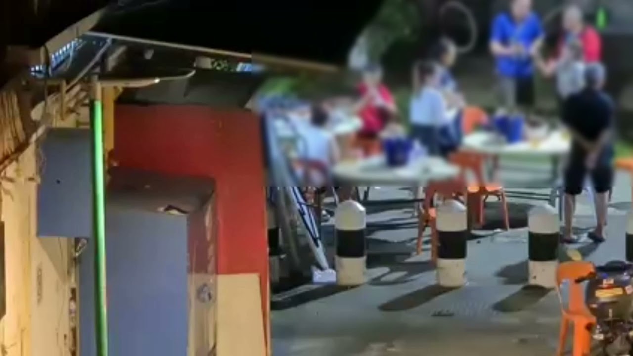 阿伯 美眉群聚 无罩喝酒跳舞