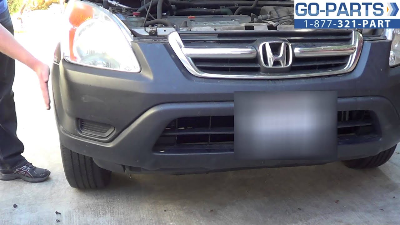 Replace 2002-2006 Honda CR-V Bumper Cover, Grille, How to Change Install 2003 2004 2005