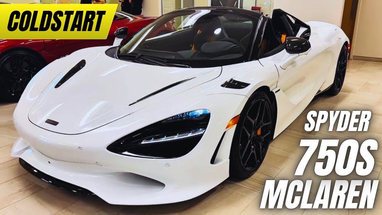 2026 McLaren 750S Spider Start Up 🏎️💨 