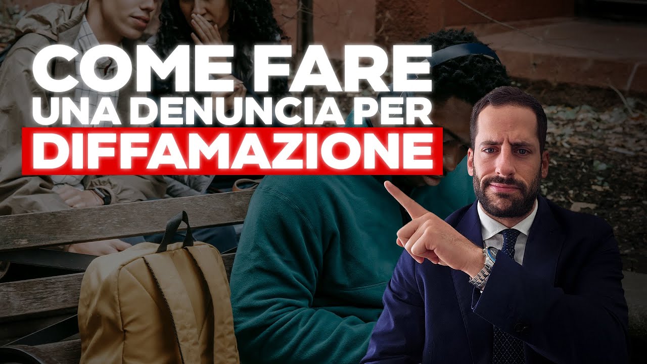 Come fare una denuncia per DIFFAMAZIONE