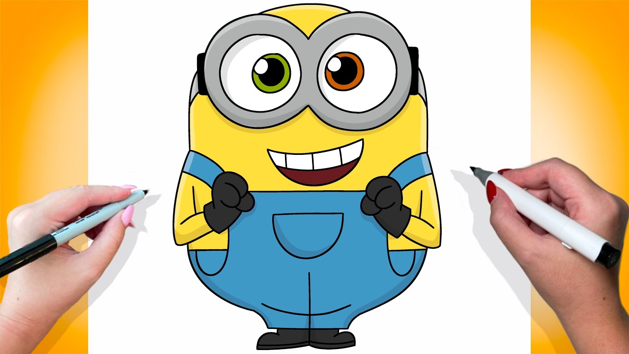 How To Draw Bob The Minion | Despicable Me