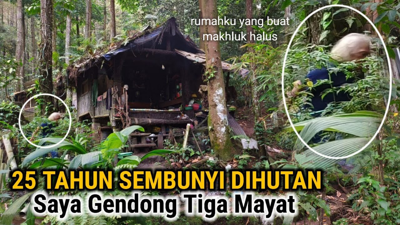 MISTERIUS!! DIKIRA RUMAH HANTU TERNYATA ADA ORANG 25 TAHUN TINGGAL DI HUTAN INI