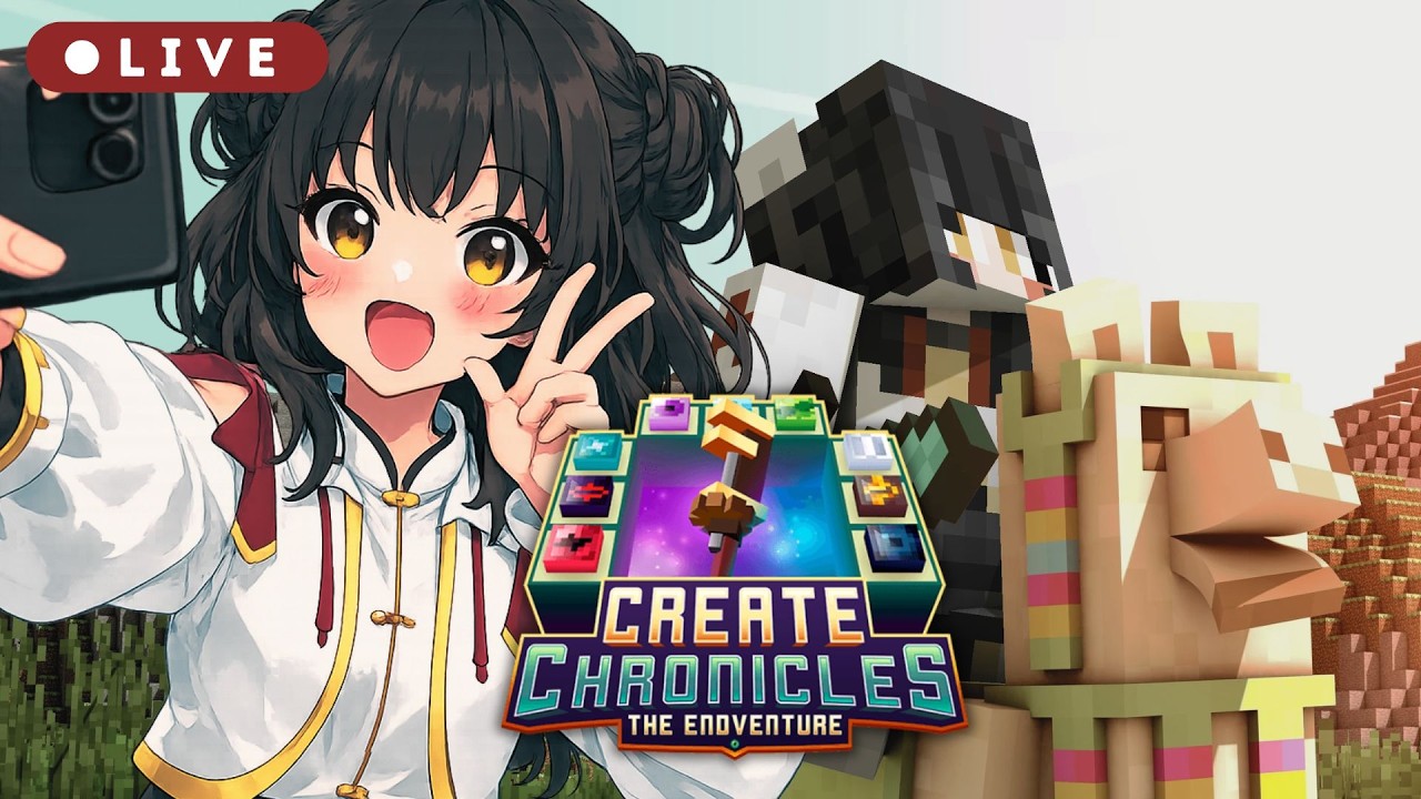 【MINECRAFT】CREATE CHRONICLES : THE ENDVENTURE || Findingg new Biomes?!!!