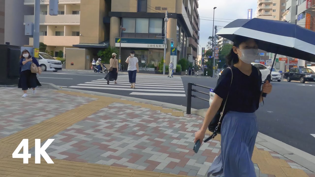 #44 Walk around Ichikawa Chiba Japan 4K