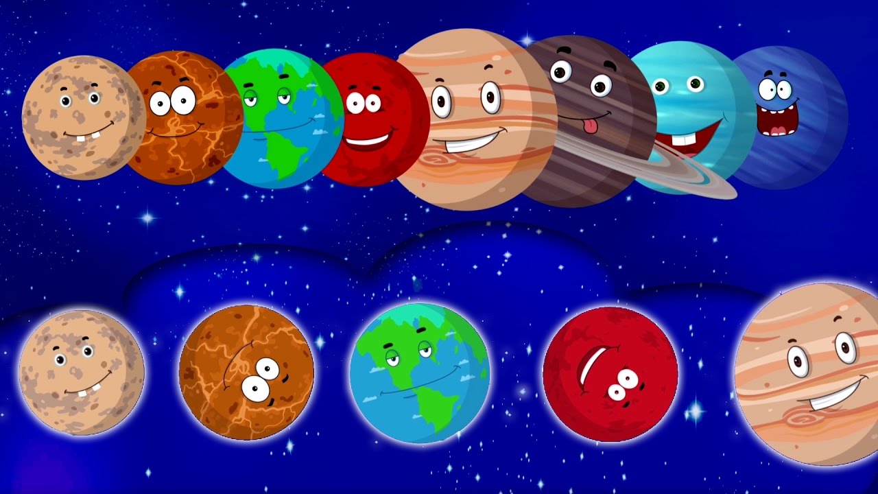 planetas canção | crianças rima | Canção de berçário | Planets Song | Learn Planets | children Songs