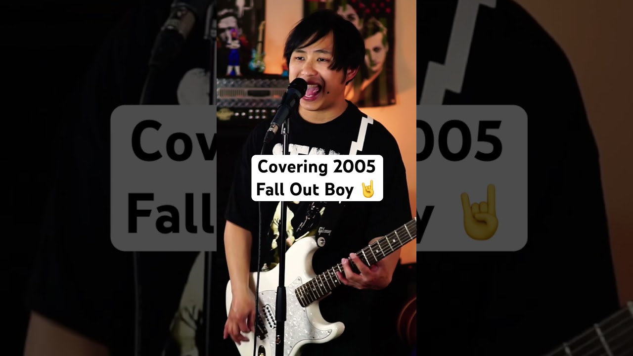 Я сделал кавер на эту классику Fall Out Boy (название слишком длинное) 