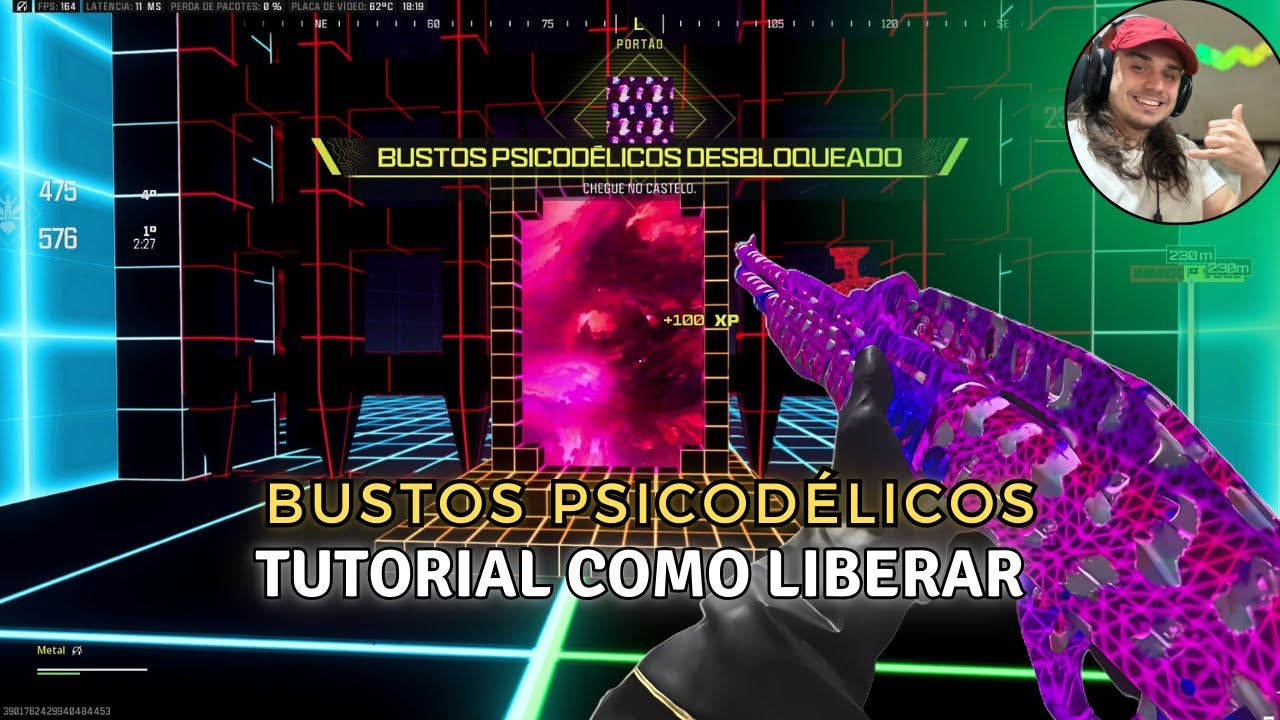 NOVA CAMUFLAGEM LINDA! Como Liberar Bustus Psicodélicos no Call of Duty Modern Warfare 3 #callofduty