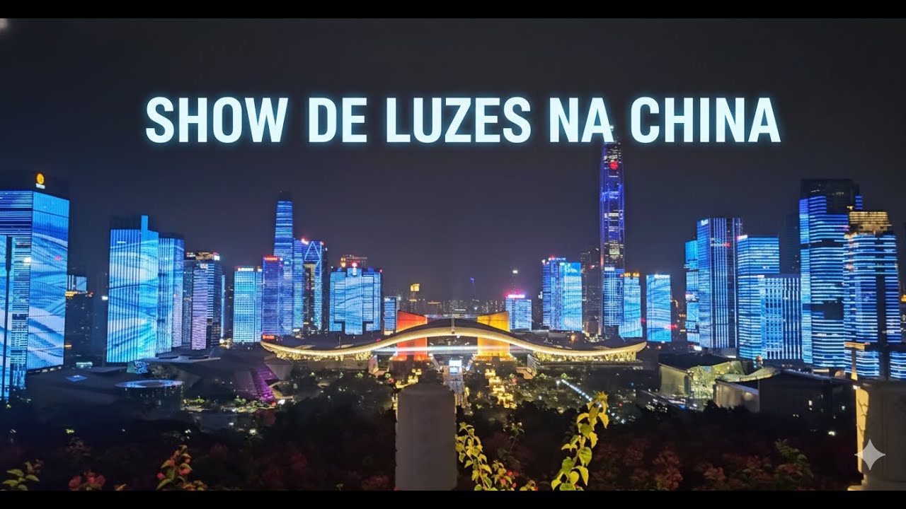 SHOW DE LUZES NA CHINA