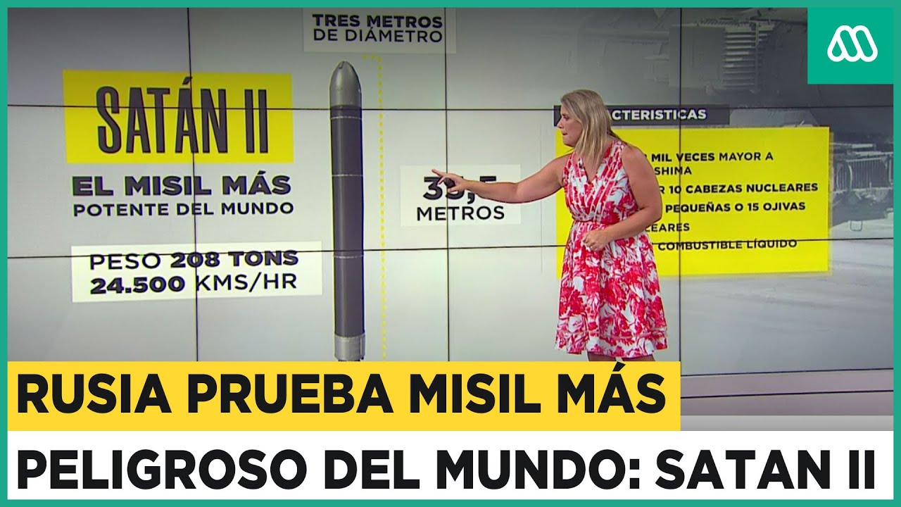 Rusia prueba misil Satan II: 2 mil veces mayor potencia que el de Hiroshima